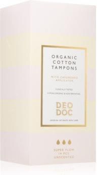 DeoDoc Organic Cotton Tampons Super Flow tampony 14 szt.