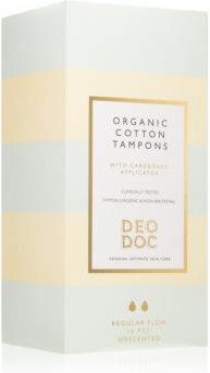 DeoDoc Organic Cotton Tampons Regular Flow tampony 16 szt.