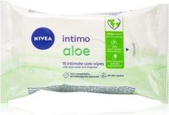 Nivea Intimo Aloe nawilżane chusteczki do higieny intymnej 15 szt. - Chusteczki do higieny intymnej