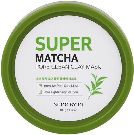 Some By Mi Super Matcha Pore Clean maska oczyszczjąca z glinki do zmniejszenia porów 100 g