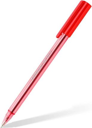 Staedtler Długopis Jednorazowy Trójkątny F Czerwony,