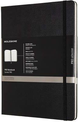 Moleskine Notes Professional Xl 19X25 Cm Czarna Twarda Oprawa 192 Strony