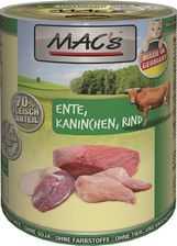 Mac'S Mac&Cat Ente Kaninchen&Rind Karma Mokra W Puszce 800G
