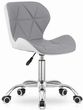 German-Ma Krzesło Obrotowe Avola Szaro-Białe
