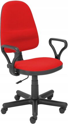 Nowy Styl Krzesło Biurowe Obrotowe Bravo Gtp Czerwone Ns
