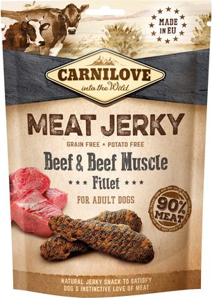 Carnilove Meat Jerky Beef With Beef Muscle Fillet 100G
