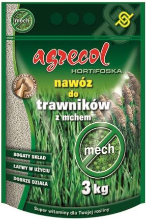 Hortifoska Nawóz Do Trawników Z Mchem 3kg Agrecol