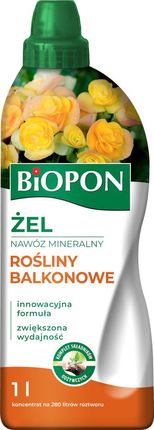 Nawóz Mineralny Żel Do Roślin Balkonowych 1L Biopon