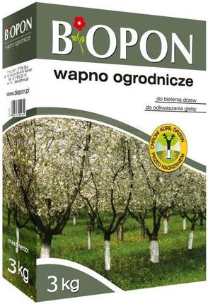 Wapno Ogrodnicze Do Bielenia I Odkwaszania Gleby 3kg Biopon