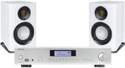 Rotel A14 MK II srebrny + Carina BS 243.4 biały