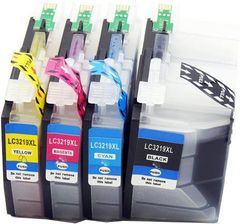 DD-PRINT ZGODNY Z LC3219 ZESTAW 4 TUSZY DO BROTHER MFC5330 5335 5730 6530 6935 CMYK DDPRINT