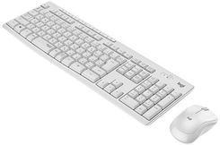 LOGITECH MK295 SILENT - KEYBOARD AND MOUSE SET - HUNGARIAN - OFF WHITE - ZESTAW KLAWIATURA I MYSZ - WĘGRY - BIAŁY