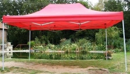 Namiot Ogrodowy Classic Nożycowy 3x4,5m Czerwony