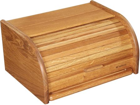 ZASSENHAUS Country 40 x 30 cm ciemnobrązowy chlebak drewniany z deską do krojenia