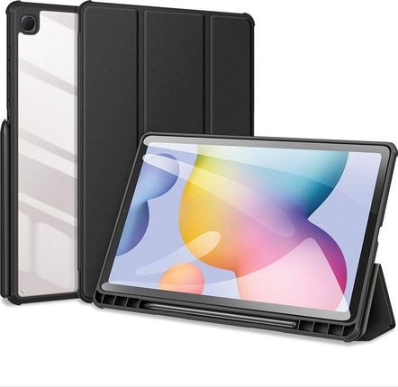 Dux Ducis Toby pancerne etui z klapką Smart Case do Samsung Galaxy Tab S6 Lite z uchwytem na rysik czarny