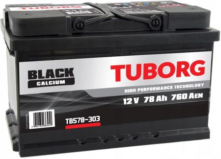 Akumulator Tuborg Black 12V 78Ah 760A