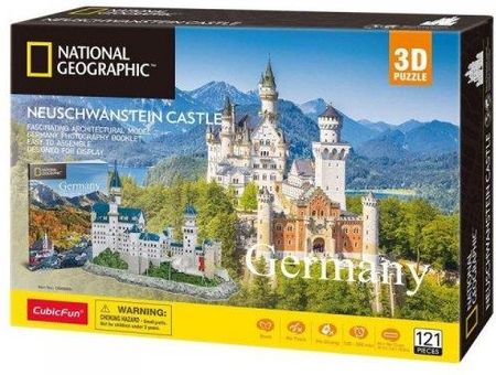 Cubic Fun Puzzle 3D Zamek Neuschwanstein National Geographic
