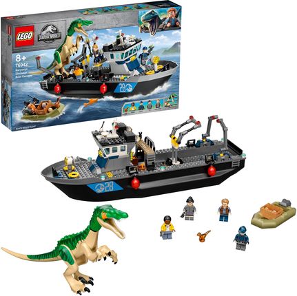 LEGO Jurassic World 76942 Dinozaur Barionyks i ucieczka łodzią