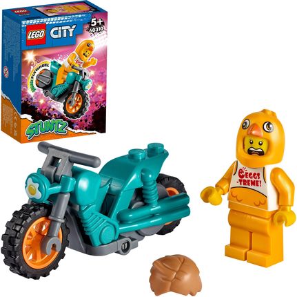 LEGO City 60310 Motocykl kaskaderski z kurczakiem