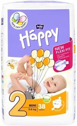 Bella Baby Happy Mini (2) 3-6Kg 38Szt