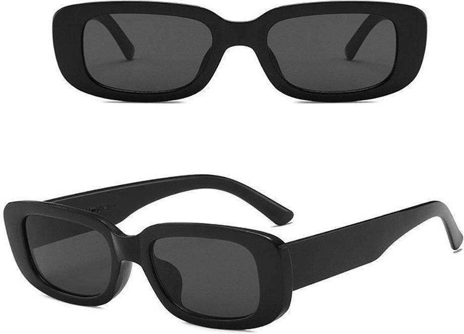 OKULARY PRZECIWSŁONECZNE damskie PROSTOKĄTNE retro - zdjęcie 1 OKULARY PRZECIWSŁONECZNE damskie PROSTOKĄTNE retro