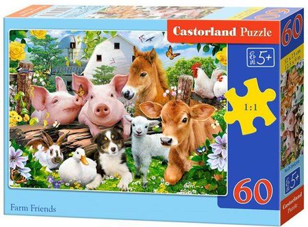 Castorland Puzzle 60El. Farm Friends
