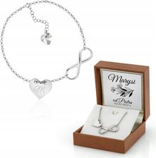 Zdjęcie BRANSOLETKA SREBRNA INFINITY GRAWER CELEBRYTKA 925 - Tarnobrzeg