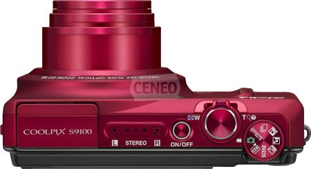 Aparat cyfrowy NIKON COOLPIX S9100 czerwony - Ceny i opinie