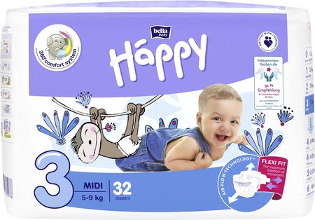 Bella Baby Happy Midi 5-9Kg 32 Szt.