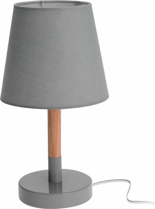 H&Amp;S Decoration Lampa stołowa Lampka stojąca z szarym abażurem (HZ1600400SZARA)