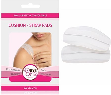 Bye Bra Cushion Strap Pads - Podkładki Pod Ramiączka, Przezroczysty