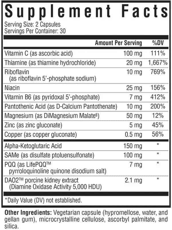 SEEKING HEALTH Histamine Block Plus 60 Kapsułek PRZEWÓD POKARMOWY