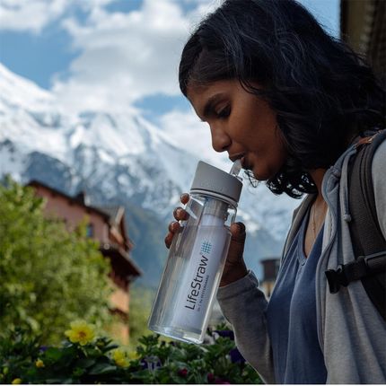 LifeStraw Go Series - Stainless Steel Water Bottle with Filter Kyoto Orange