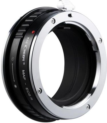Adapter bagnetowy Sony A-mount / Minolta MAF [obiektyw] – Canon RF [body] K&F Concept