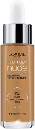 L'Oreal Paris True Match Nude Skoncentrowane Serum W Podkładzie 5-6 Medium-Tan 30 ml