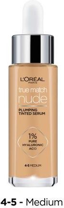 L'Oreal Paris True Match Nude Skoncentrowane Serum W Podkładzie 4-5 Medium 30 ml