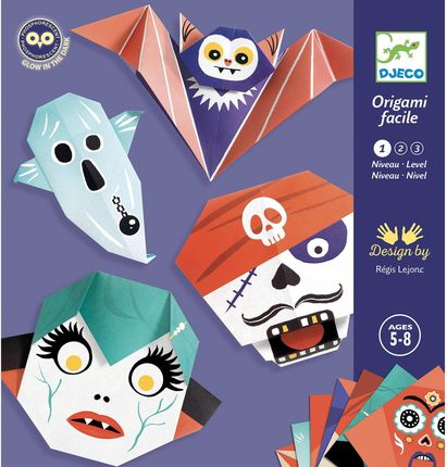 Djeco Origami Duchy I Zombiaki Fluo