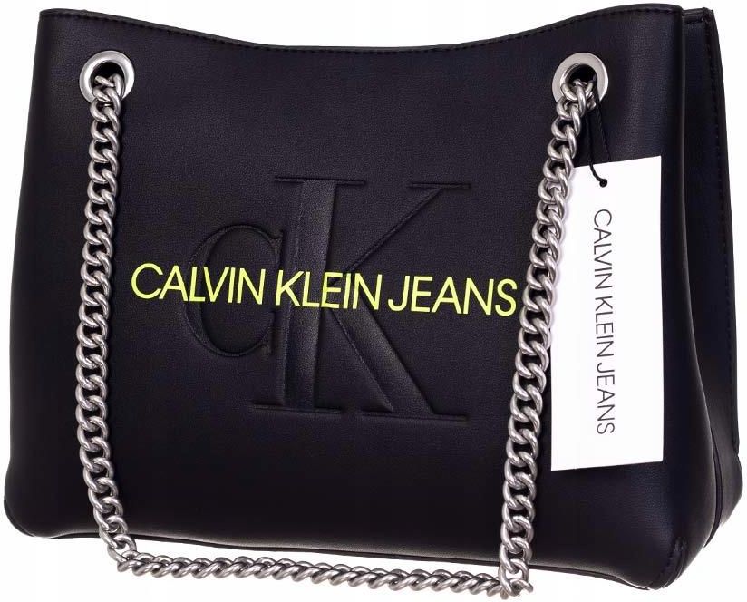 WOMEN BAG CALVIN KLEIN SCULPTED CONV SHOULDER BAG MONO K60K608690-BDS BLACK  SYNTHETIC - R O Z A N A S