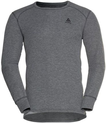 ODLO ACTIVE WARM PLUS TOP CREW NECK L/S MEN, SZARY S 2021 KOSZULKI BAZOWE TERMICZNE I NARCIARSKIE