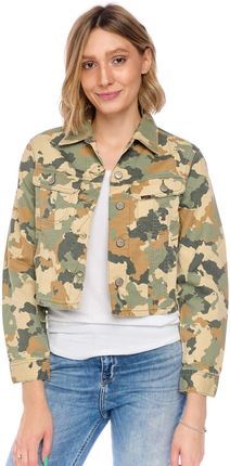 Lee Cropped Rider Jacket Camouflage L54Ccw03
