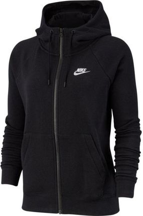 Nike Sportswear Essential Hoodie Fz Fleece W Black White