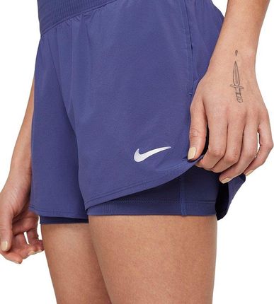 spodenki trenisowe dziewczęce NIKE COURT VICTORY SHORT / czarne