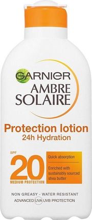 Garnier Ambre Solaire Protection Lotion SPF20 Preparat do opalania ciała 200ml