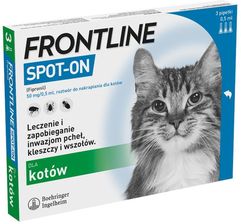 Zdjęcie FRONTLINE Spot-on dla kota 3x0,5ml - Brzeszcze