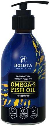 Holista Holistapets Omega3 Fish Oil Olej Z Ryb Morskich Dla Psa I Kota 250Ml