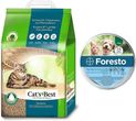 Jrs Cat'S Best Sensitive 20L Żwirek Drewniany Dla Kota+Bayer Foresto Obroża I Psa Przeciw Kleszczom Pchłom Poniżej 8Kg
