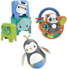 Fisher-Price zestaw zabawek Cześć zręczność 6m+ HFJ93 - dobre Pozostałe zabawki dla niemowląt