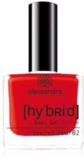 Alessandro Hybrid lakier do paznokci Secret Red 8 ml