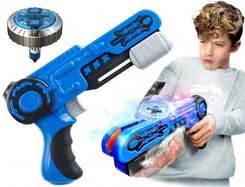 Zdjęcie Silverlit Spinner Single Shot Blaster Dumel Pistolet Niebieski - Nowy Wiśnicz