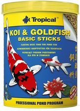 Zdjęcie Pokarm Tropical Koi & Goldfish Basic Sticks 90g/1000ml (worek) - Ujazd